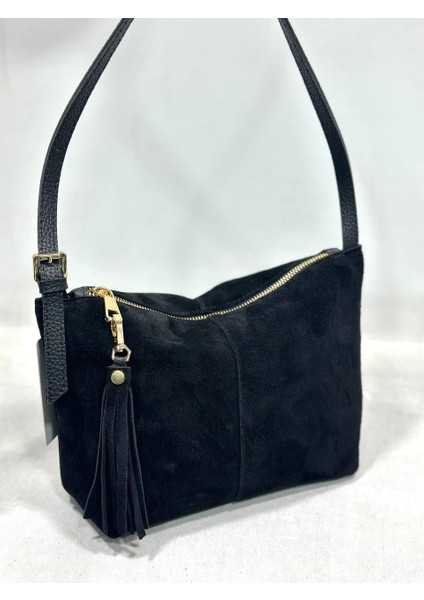 Mesbag Kadın Çanta Hakiki Süet Deri