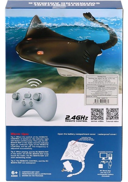 5106 Kumandalı Işıklı Vatoz Balığı - Stokta Olan Gönderilir fiyatları