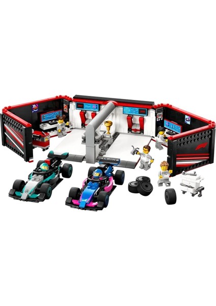 60444 LEGO City F1 Garajı ve Mercedes-Amg ve Alpine Arabaları 678 Parça +7 Yaş fiyatları