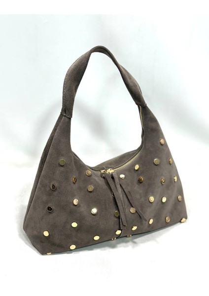 Mesbag Kadın Çanta Hakiki Süet Deri