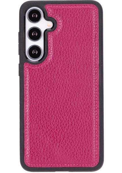 Samsung Galaxy S24 Uyumlu Deri Arka Kapak Gül Kurusu indirimleri