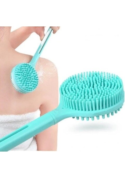 Çift Taraflı Silikon Uzun Saplı Banyo Fırçası CM-331 indirimleri