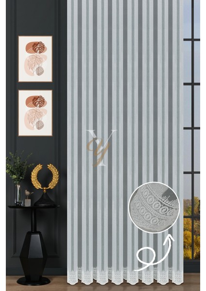 NP7210-1 Etek Tül Perde V-Fikse