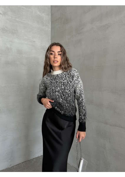 Kar Desen Taşlı Yumoş Kazak Antrasit modelleri