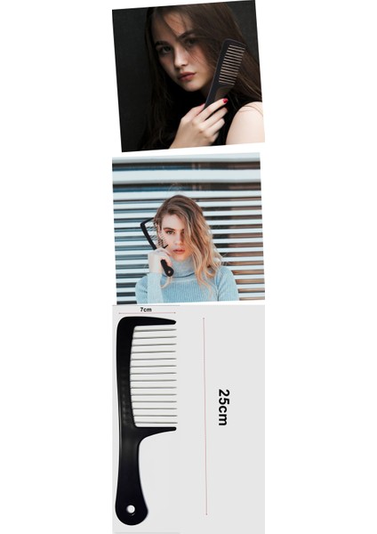 Hsnet Metal Dişli Masaj Etkili Saç Açma Tarağı - ME001W-50P7W8 fiyatları