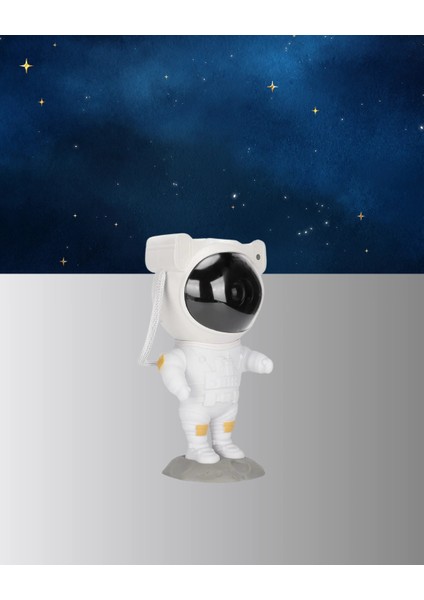 8 Efektli Astronot Galaxy Projektör Uzaktan Kumandalı LED Gece Lambası indirimleri