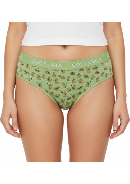 - Tortoise Desenli Kadın Slip Külot modelleri