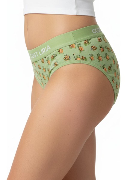 - Tortoise Desenli Kadın Slip Külot fırsatları