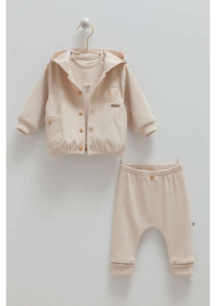 Littleemu Hello Forest %100 Pamuk 3'lü Takım