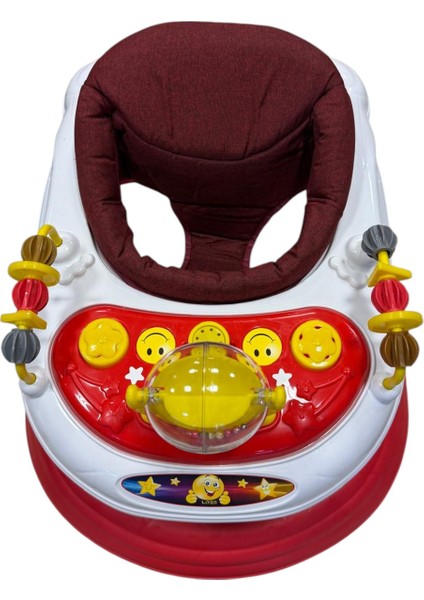 Stepx Ultra Müzikli Işıklı Yürüteç | Gelişim Destekli Eğitici | 10 Tekerlekli Yürüteç