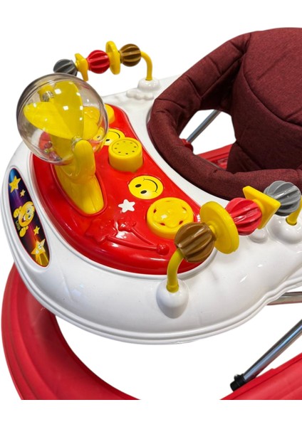 Stepx Ultra Müzikli Işıklı Yürüteç | Gelişim Destekli Eğitici | 10 Tekerlekli Yürüteç