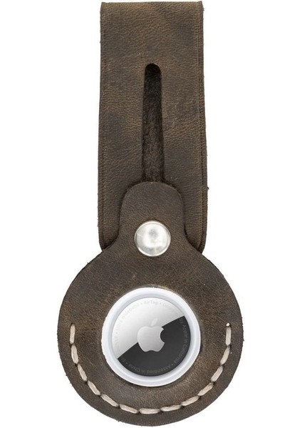 Apple Airtag Uyumlu Deri Anahtarlık Beta AA16 Kahve indirimleri