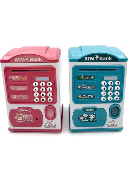 Sevimli Tasarımlı Şifreli Atm Kumbara