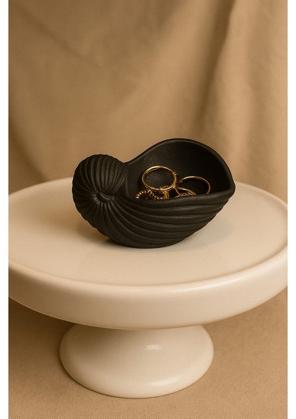 Salyangoz Anahtar Tabağı & Takı Tabağı & Mumluk & Tütsülük