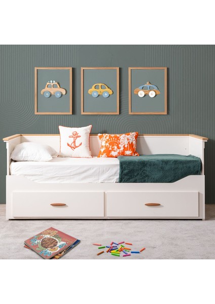 Divan Karyola, Likya Divan Karyola Çekmeceli Açılır Çift Kişilik Karyola (Yataksız) fiyatları