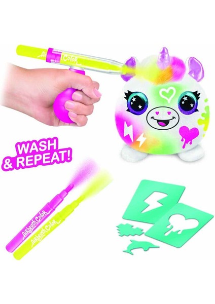 45521 Sun-Cnl-Hobi Set Aırbrush Plush Mystery Mını Plush Neon Serıes 2 fırsatları