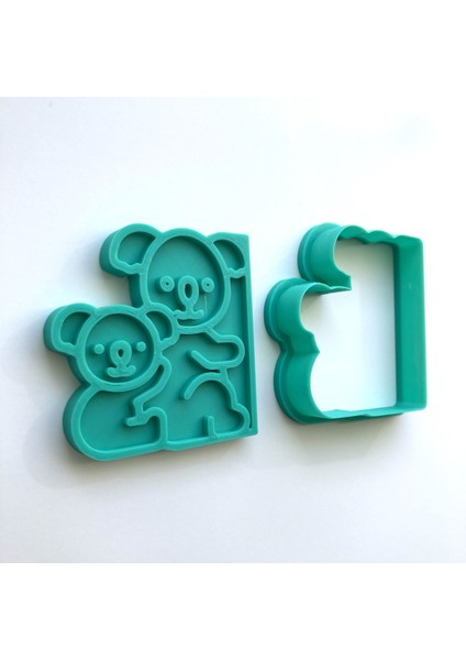 Anne ve Bebek Koala Kurabiye Kalıbı ve Damga Seti | Baby Shower, Anneler Günü, Sevimli Hayvanlar Partisi | Şeker Hamuru |kil Şekillendirici fırsatları