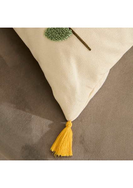 Bloom Püsküllü Dolgulu Kırlent 35X42 cm fiyatları