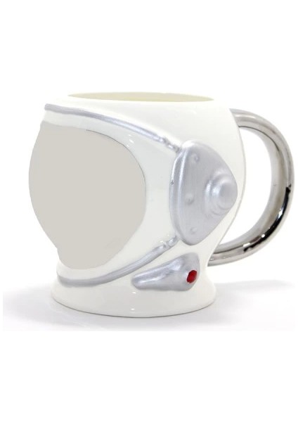 Uzay Temalı Porselen Kupa Bardak