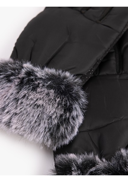 Suni Kürk Detaylı Şişme Kayak Eldiveni modelleri