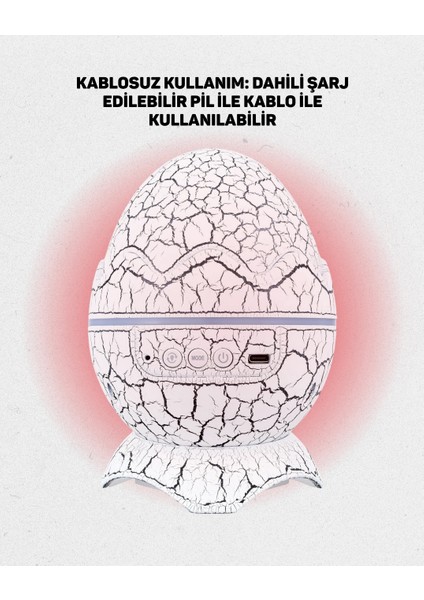 Çocuk Odası Için Galaxy Projektör + Beyaz Gürültü + Uzaktan Kumandalı fırsatları