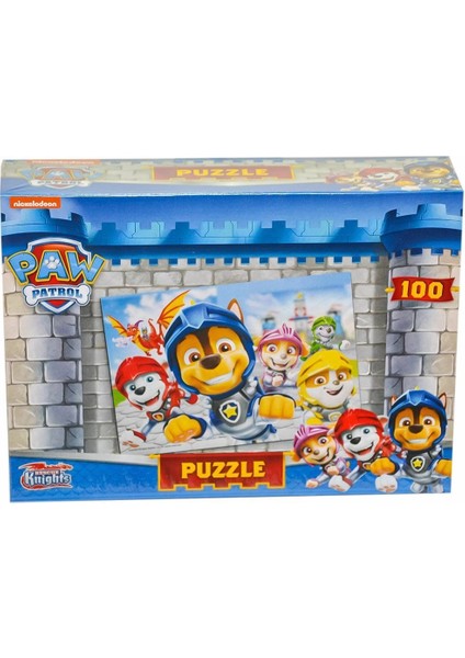 PW7910 Paw Patrol 100 Parça Puzzle - Laço Kids - Utku Oyuncak