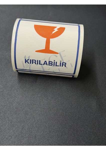 Dikkat Kırılır Etiketi Beyaz 100X100 250 Adet Kırılabilir Nakliye Etiketi indirimleri