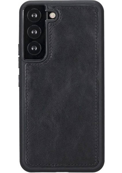 Samsung Galaxy S22 Uyumlu Deri Cüzdanlı Kılıf Mwwn Rst1 Siyah fiyatları