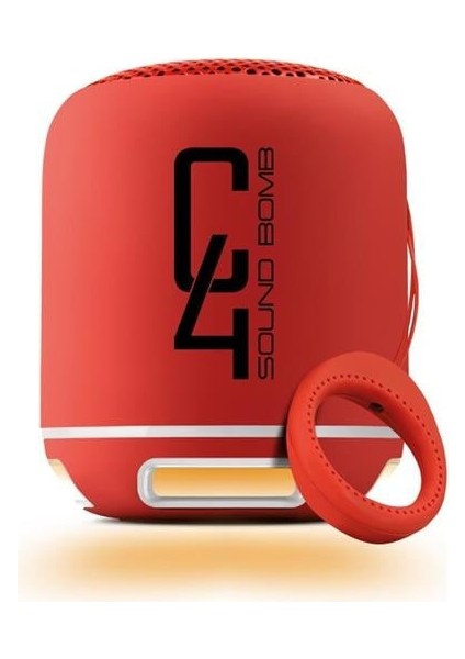 Powerway C4 Taşınabilir Sese Duyarlı LED Işıklı Hoparlör Ses Bombası