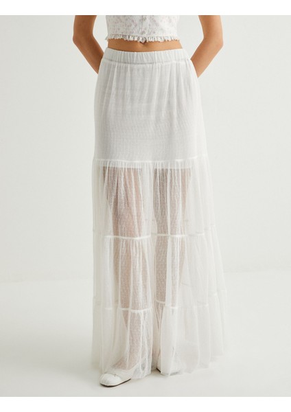 Uzun Tül Etek modelleri