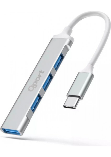 Qport 4 Port Type-C To USB Çoklayıcı (Q-TUC05) fiyatları