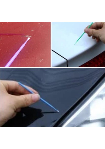 Araba Rötüş Fırçası 100’LÜ Mini Tek Kullanımlık – Ince Uçlu Yumuşak Kıllı Boya Uygulayıcı, Otomotiv Detaylandırma
