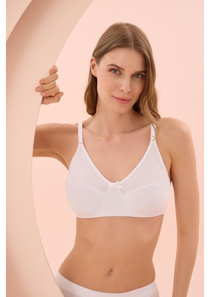 Arias Closet Beyaz Penye Minimizer Toparlayıcı Sütyen