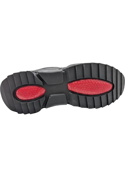 836-MRD Siyah Balon Taban 4 Mevsim Ekstra Kaymaz Taban Ortapedik Fuspetli Erkek Spor Ayakkabı modelleri