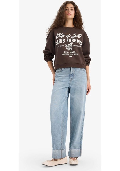 Kadın Sweat E8602AX/BN258 Brown indirimleri