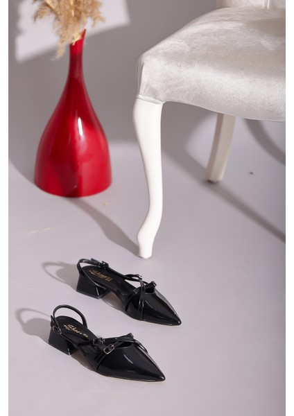 Mary Jane Kısa Topuklu Sivri Burun Günlük Kadın Ayakkabı fırsatları