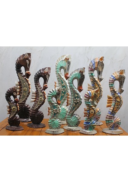 Ahşap 3'lü Denizati Kumlu Galıleo:14