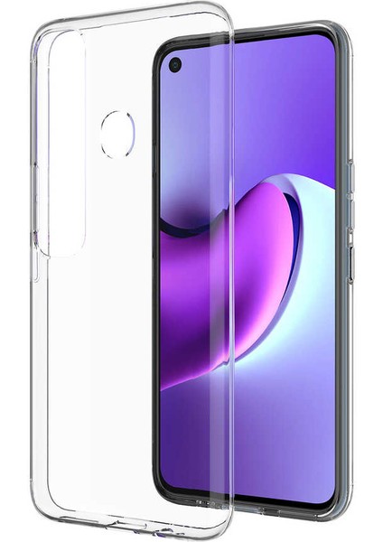 Tecno Spark 7 Pro Kılıf Vlmt Süper Silikon Kapak-Renksiz