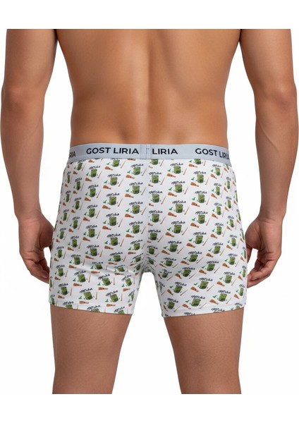 - Macha Desenli Erkek Boxer indirimleri