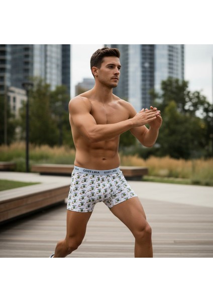- Macha Desenli Erkek Boxer