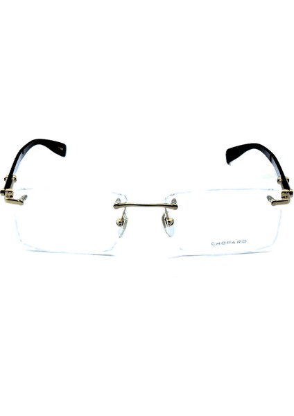 VCHB55 0300 23KT Gold Brown Kahverengi 23KT Altın Çerçevesiz Unısex Gözlük modelleri