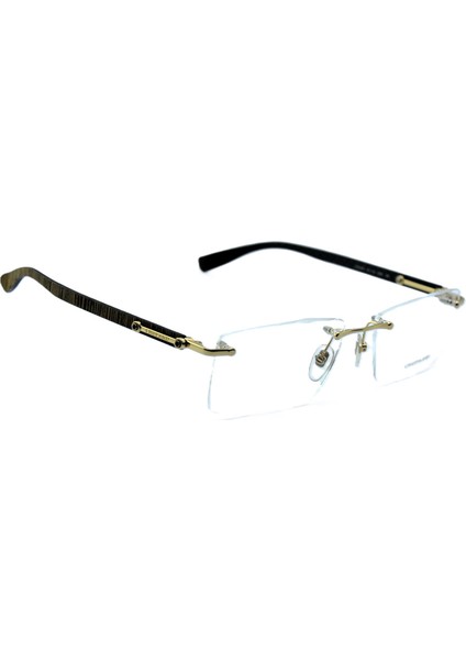 VCHB55 0300 23KT Gold Brown Kahverengi 23KT Altın Çerçevesiz Unısex Gözlük fırsatları