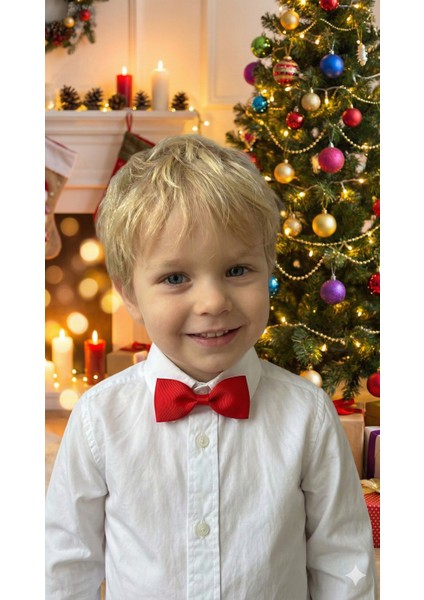 Yılbaşı Temalı Erkek Çocuk Papyonu