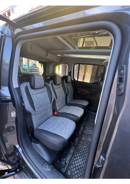 Peugeot Rifter Gt LINE 2023 Araca Özel Dikim Koltuk Kılıfı modelleri