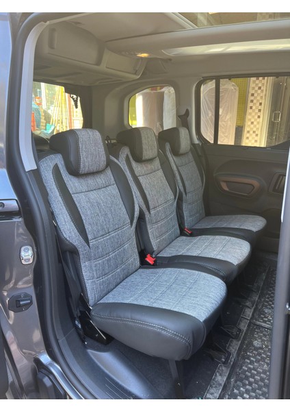 Peugeot Rifter Gt LINE 2023 Araca Özel Dikim Koltuk Kılıfı fırsatları