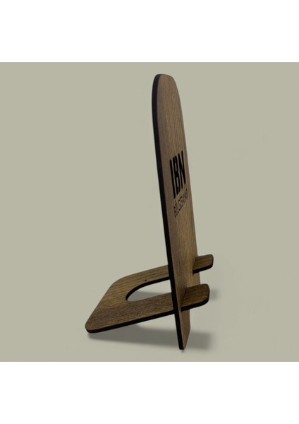 5 Adet | Kişiye ve Firmaya Özel Isim/logo Baskılı Telefon Tutucu Stand | Renkli Lazer Kesim Ahşap fiyatları