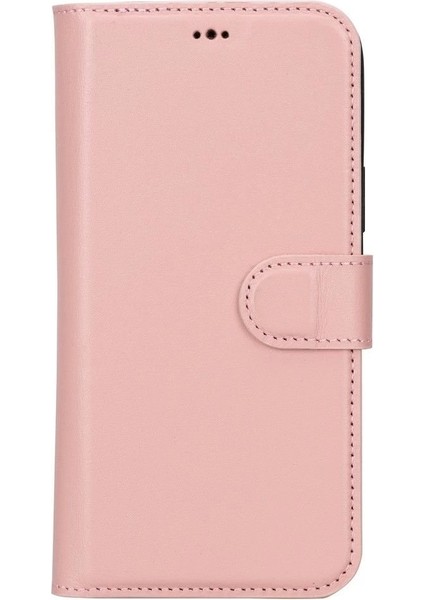 Apple iPhone 15 Plus Uyumlu Deri Cüzdanlı Kılıf Mwwn Nu2 Pembe fırsatları