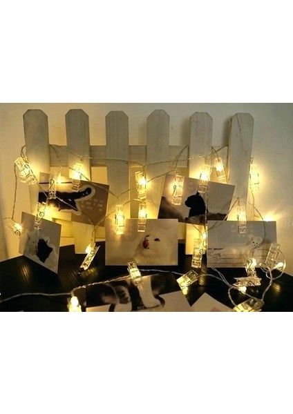 10'lu LED Işıklı Fotoğraf Mandalları modelleri