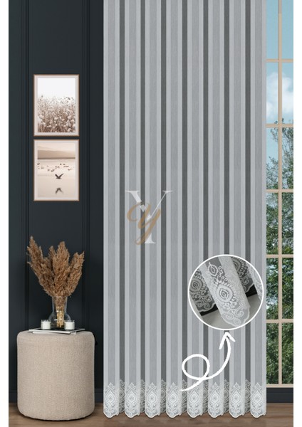 2505 Etek Tül Perde V-Fikse