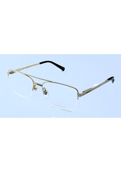 VCHB95M 0349 Titanium Gold Yarım Çerçeve Altın Unısex Gözlük modelleri